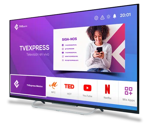 Tela do TV Express